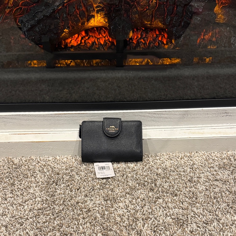 Coach Black Leather Wallet